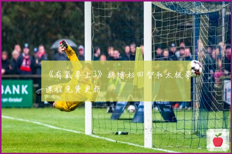 《有氧拳击3》新增杉田智和太极拳课程免费更新